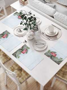 Сервировочные салфетки JoyArty "Колокольчики для елки" (32х46 см, 4 шт.)