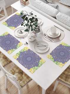 Сервировочные салфетки JoyArty "Знак цветов" (32х46 см, 4 шт.)