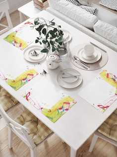 Сервировочные салфетки JoyArty "Музыкальный поток" (32х46 см, 4 шт.)