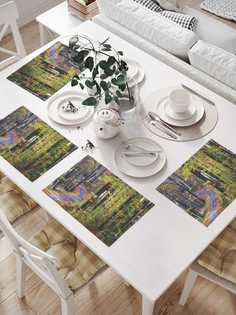 Сервировочные салфетки JoyArty "Лесная дорога" (32х46 см, 4 шт.)