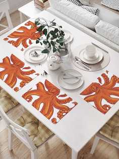 Сервировочные салфетки JoyArty "Яркий осьминог" (32х46 см, 4 шт.)