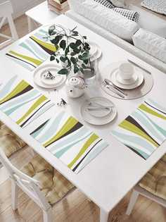 Сервировочные салфетки JoyArty "Волнистое пламя" (32х46 см, 4 шт.)