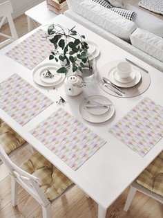 Сервировочные салфетки JoyArty "Разноцветные деревья" (32х46 см, 4 шт.)