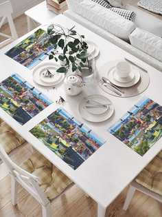 Сервировочные салфетки JoyArty "Морской город" (32х46 см, 4 шт.)