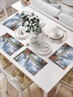 Сервировочные салфетки JoyArty "Водопадная река" (32х46 см, 4 шт.)