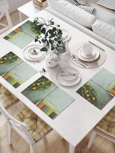 Сервировочные салфетки JoyArty "Качели у стены" (32х46 см, 4 шт.)