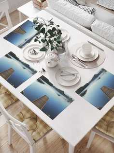 Сервировочные салфетки JoyArty "Широкое озеро" (32х46 см, 4 шт.)