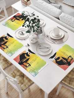 Сервировочные салфетки JoyArty "Лондонская мода" (32х46 см, 4 шт.)