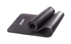 Коврик для йоги STARFIT FM-301, NBR, 183x58x1,0 см(черный)