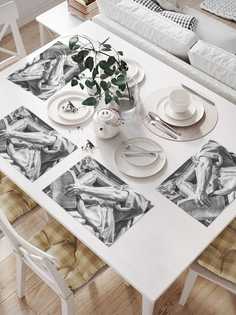 Сервировочные салфетки JoyArty "Читающий мудрец" (32х46 см, 4 шт.)