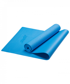 Коврик для йоги STARFIT FM-101 PVC 173x61x0,8 см(синий)