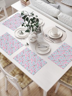 Сервировочные салфетки JoyArty "Цветение плодовых веток" (32х46 см, 4 шт.)
