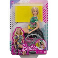 Кукла Mattel Barbie в инвалидном кресле GRB93