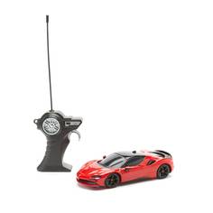 Maisto Радиоуправляемая машинка Ferrari SF90 Stradaie Premium 2.4 GHz, 1:24, красная 82334