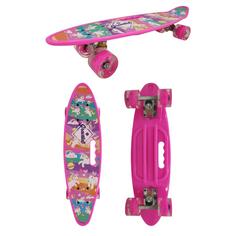 Скейт детский Navigator пластик, светящиеся колеса PU 60х45мм, 59х16х13см Т17037