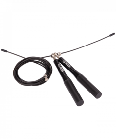 Скакалка STARFIT RP-301 скоростная с металлическими ручками(черная)