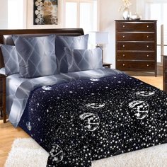Постельное белье Mercury Home «Песня звёзд» 1.5 СП Перкаль