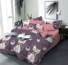 Постельное белье Mercury Home «Кошечка» 1.5 СП Поплин