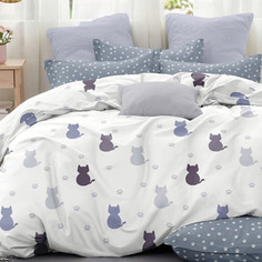 Постельное белье Mercury Home «Котик» 1.5 СП Поплин