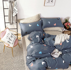 Постельное белье Mercury Home «Сердечки 18» 2 СП Поплин
