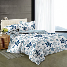 Постельное белье Mercury Home «Сириус» Евро Макси Поплин