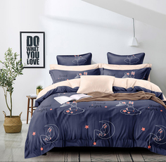 Постельное белье Mercury Home «Good night» 1.5 СП Поплин