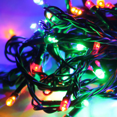 Новогодняя электрическая гирлянда Космос GIR140LED-RGB 13,1 м разноцветный Kosmos