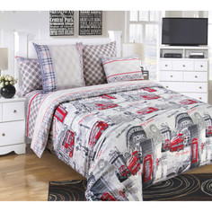 Стеганное покрывало Текс-Дизайн 200x210 см перкаль Лондон