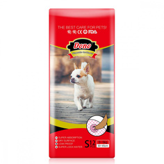 Подгузники для животных DONO NEW STYLE PET DIAPER одноразовые впитывающие размер S, 12шт