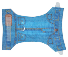 Подгузники для собак Pet Soft одноразовые впитывающие Jean Diapers в виде джинсов 8 шт XL