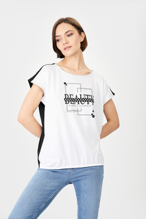 Футболка женская BLUE SEVEN blue 7 105601 белая 44 EU