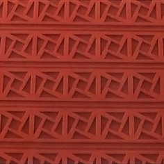 Коврик силиконовый трафарет 3D ОРНАМЕНТ (600х400 мм, Квадрат греческий) Silikomart