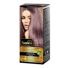 СТОЙКАЯ КРЕМ-КРАСКА ДЛЯ ВОЛОС БЕЛИТА HAIR HAPPINESS тон 8.2 ПЕРЛАМУТРОВЫЙ БЛОНДИН
