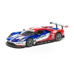 Bburago Машинка металлическая ралли 2017 Ford GT №66 Daytona, 1:32 18-41159