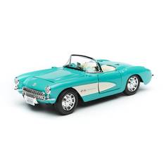 Maisto Машинка SP(A) 1957 Chevrolet Corvette 1:24, бирюзовая 31275/1