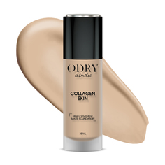 Маскирующий тональный крем ODRY с матовым финишем "COLLAGEN SKIN" тон 03
