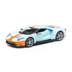 Bburago Машинка металлическая Ford GT, 1:32, голубая 18-43043