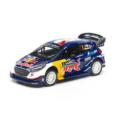 Bburago Машинка металлическая ралли 2017 M-Sport Ford Fiesta WRC Sebastien Ogier, 1:32