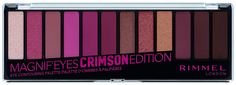 Тени для век Rimmel Magnifeyes Crimson Edition Eye Contouring Palette 14,2 г