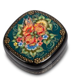 Шкатулка "Букет" 7,0х7,0 исп. Николаева Art East