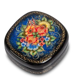 Шкатулка "Букет" 7,0х7,0 исп. Николаева Art East