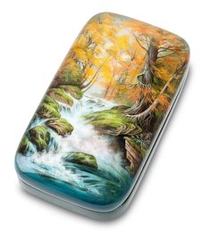Шкатулка "Водопад" худ. Ларина М. Art East
