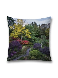 Наволочка декоративная JoyArty "Осенняя тишина" на молнии, 45x45 см