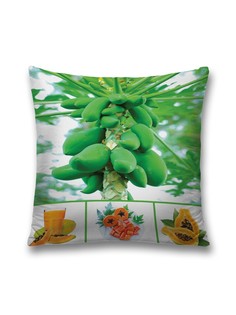 Наволочка декоративная JoyArty "Экзотический фрукт" на молнии, 45x45 см