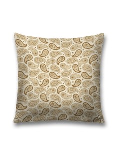 Наволочка декоративная JoyArty "Цветочный узоры" на молнии, 45x45 см