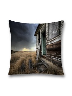 Наволочка декоративная JoyArty "Старинный дом" на молнии, 45x45 см