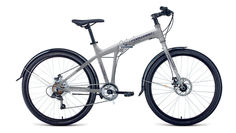 Велосипед Forward Tracer 26 2.0 Disc 2021 19" серый/синий
