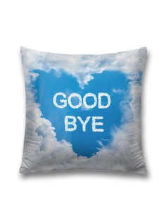 Наволочка декоративная JoyArty "До свидания" на молнии, 45x45 см