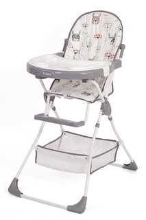 Стульчик для кормления Tomix Candy серый BC-252/Lama