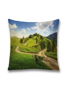 Наволочка декоративная JoyArty "Лесное разветвление" на молнии, 45x45 см